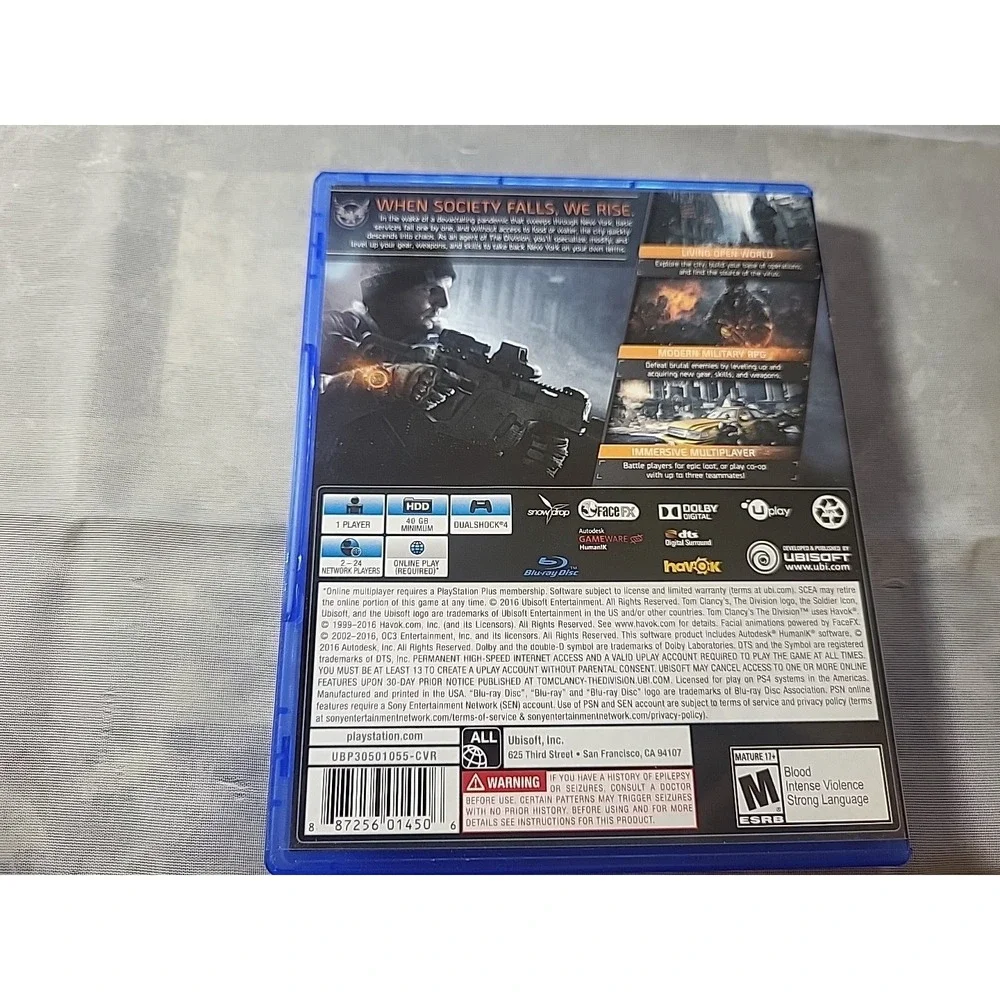 Tom Clancy's: The Division - Sony PlayStation 4